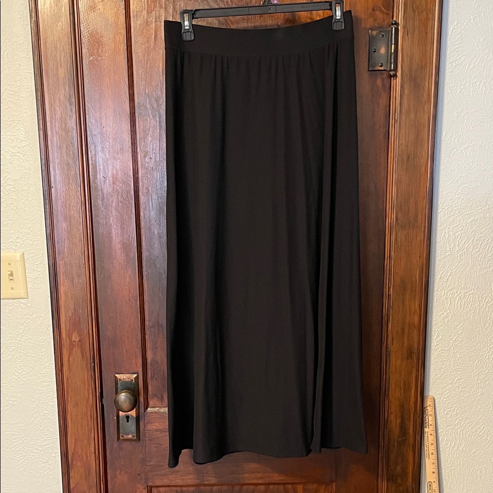 Maurices Black Maxi Skirt with Elastic Waist